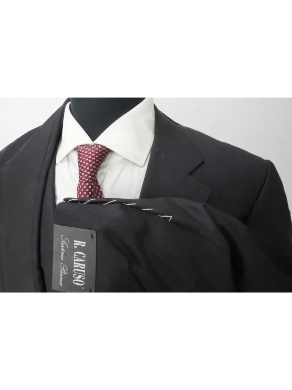 Raffaele Caruso Loro Piana S120s Wool  Gray 2Pc Suit Jacket Pant 44R BRAND NEW